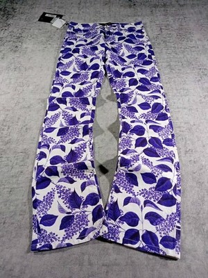 Neue Just Cavalli lila geblümte Jeans - W29 - mit Etikett!