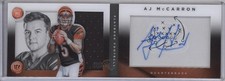 2014 Playbook Rookie Booklet Booklets Signatures Plays 6/25 AJ McCarron Auto c2l