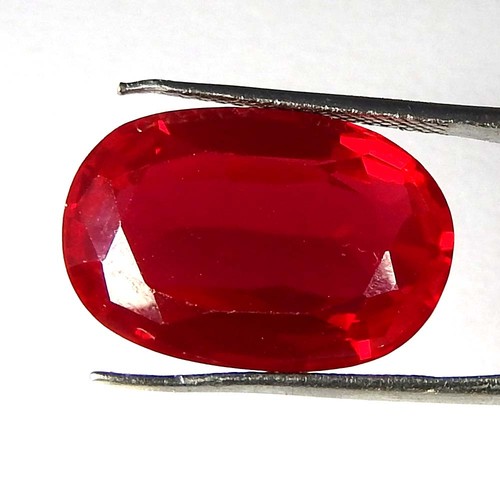 18.05CtsNatural Imitation Ruby Oval Cut Cabochon Loose Gemstones - Picture 3 of 3