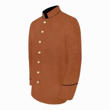 US Civil War Butternut 100 Wool Sack Coat Multi Color Trim Piping All Sizes