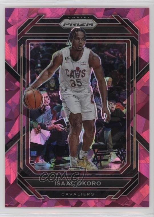 2022-23 Panini Prizm Pink Ice Prizm Isaac Okoro #78 0t2