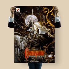 Poster Castlevania: Sinfonia della Notte | Ayami Kojima Art | Konami Classic