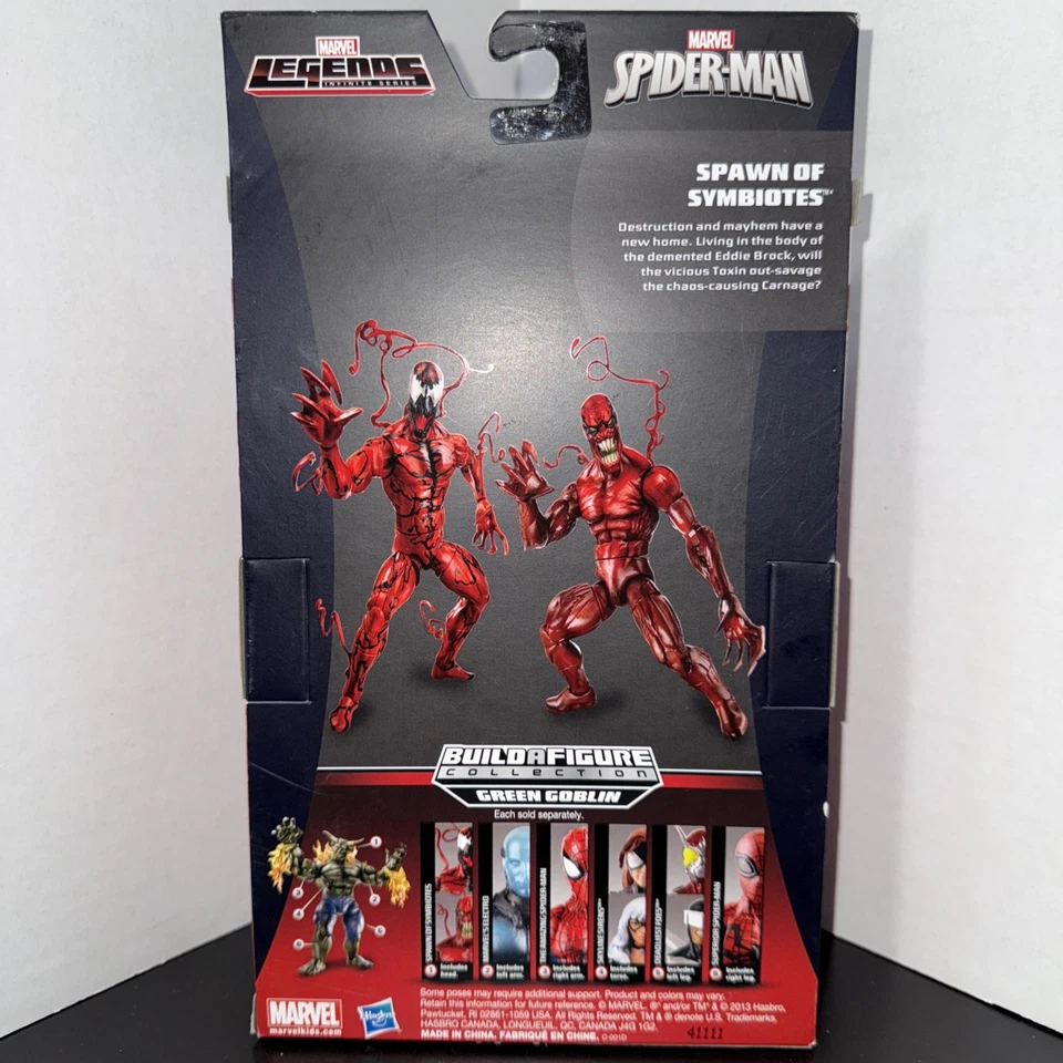 Figura de acción Hasbro Spider-Man Spawn of Symbiotes: Carnage Marvel Legends Foto 2 de 4