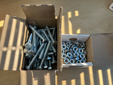 Easy Fix Hexagon fully threaded Hex head bolts zinc plated M10 x 80mm