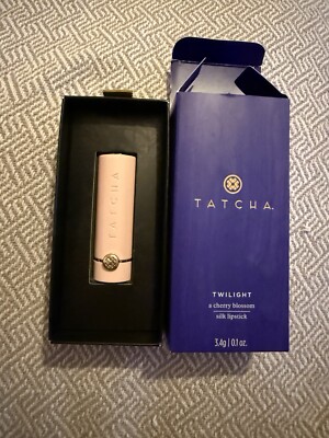 NEW Tatcha Twilight A Cherry Blossom Lipstick Full Size 0.1 oz./3.5 g