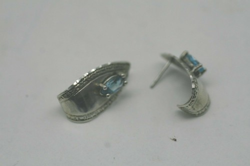 UTC Jewelry Co., 925, Ultimate Trading Company, Blue Topaz Earrings. R3