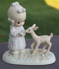Enesco PRECIOUS MOMENTS TO MY DEER FRIEND ~ 1986 ~ 100048