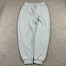 Vintage Tultex Sweatpants Mens Size Large Grey Fleece Joggers Made In USA