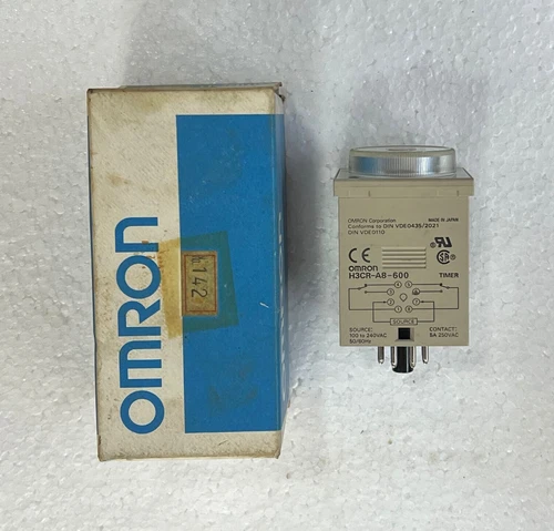 Omron H3CR-A8-600 Timer 5A 250VAC #New