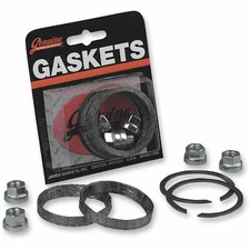 JAMES GASKETS EXHAUST PORT GRAPHITE GASKET KIT - BIG TWIN/XL/EVO 65324-83-KWG2