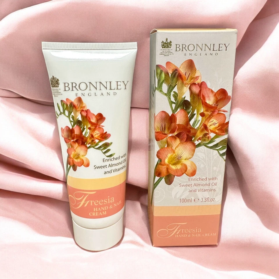 BRONNLEY HAND & NAIL THERAPY. A Beautiful Freesia Fragrance.