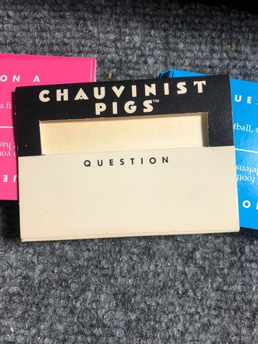 Vintage Chauvinist Pigs Board Game by Tiger - 1991 Edition - Complete - - Picture 15 of 24
