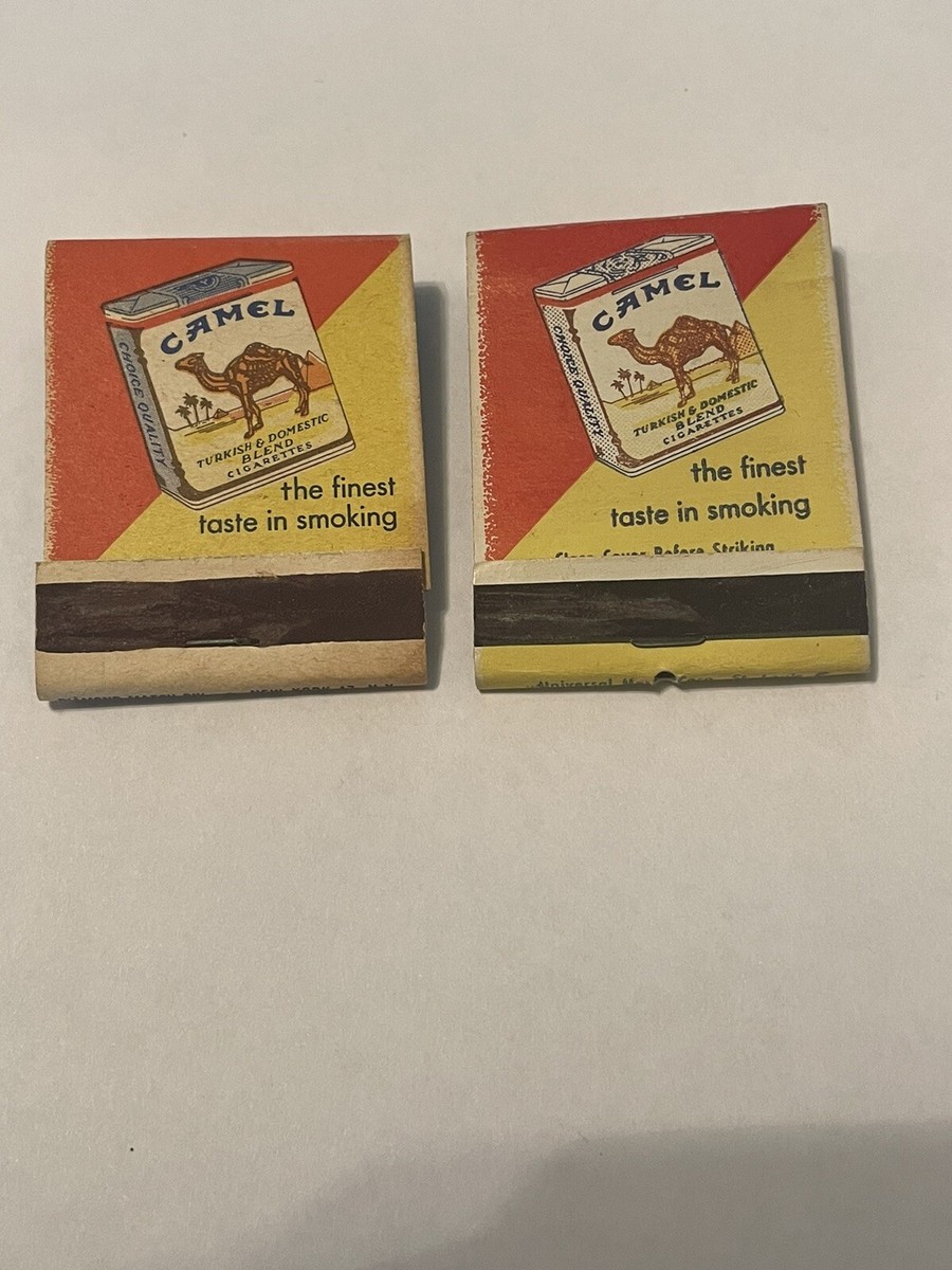 Vintage Camel Cigarette matchbook (lot of 2)