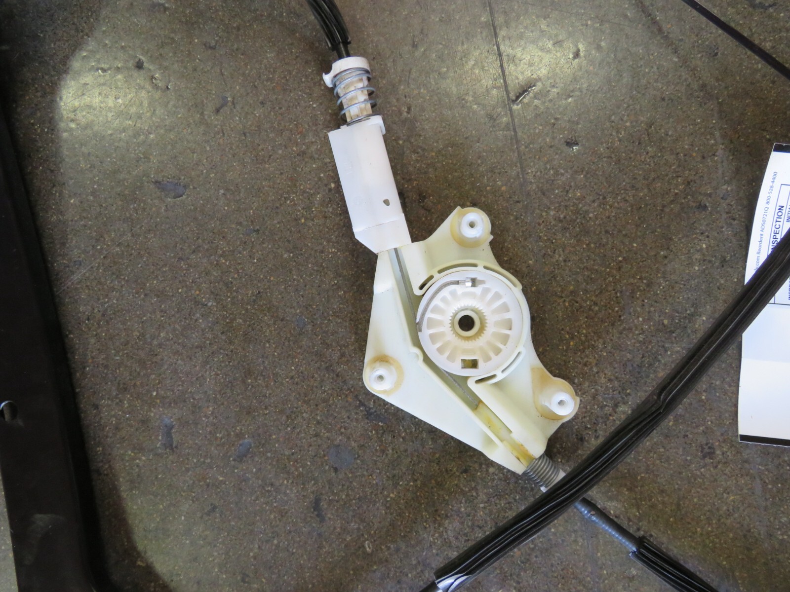 Lamborghini Gallardo, LH, Left, Window Glass Regulator, Used, P/N 400837461