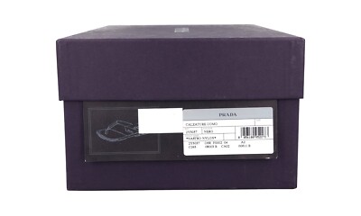 PRADA THONG SANDALS SHOES 2Y3057 BLACK LEATHER NYLON NEW US