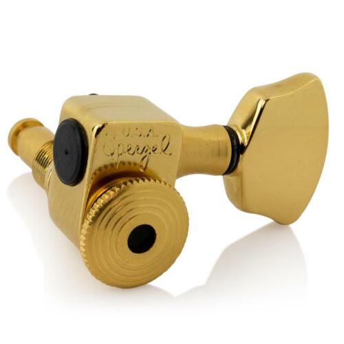 Sperzel Trim Lok Locking Tuners Machine Heads - Gold 3 & 3 - Afbeelding 1 van 3