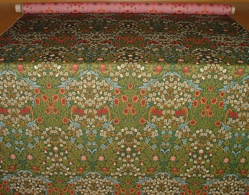 William Morris Blackthorne Forest Tapestry Curtain Upholstery Cushion Fabric - Picture 4 of 23