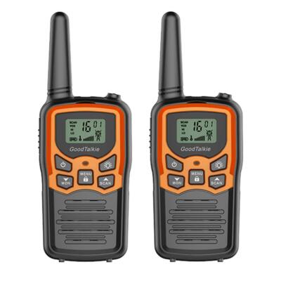 Long Range Walkie Talkies Two-Way Radios LCD Display for Hiking Camping 2 Pack