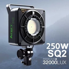 AFEFT SQ2 250W Bi-Color LED Video COB Light 3000K-10000K Pocket Video Light 110V