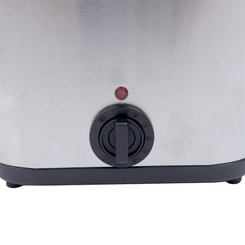 Freidora Eléctrica con Cesta Freidora Pequeña Acero Inoxidable Freidora de Pescado 1KW 2.5L! - Imagen 10 de 14