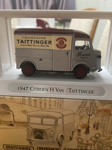 Camionnette Citroën Type H Taittinger 1947 - 1/43 Matchbox - Boîte D'origine