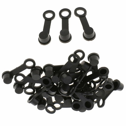 40PCS/set Brake Bleeder Screw Caps Grease Zerk Fitting Cap Rubber Dust Cover AU - Picture 2 of 6