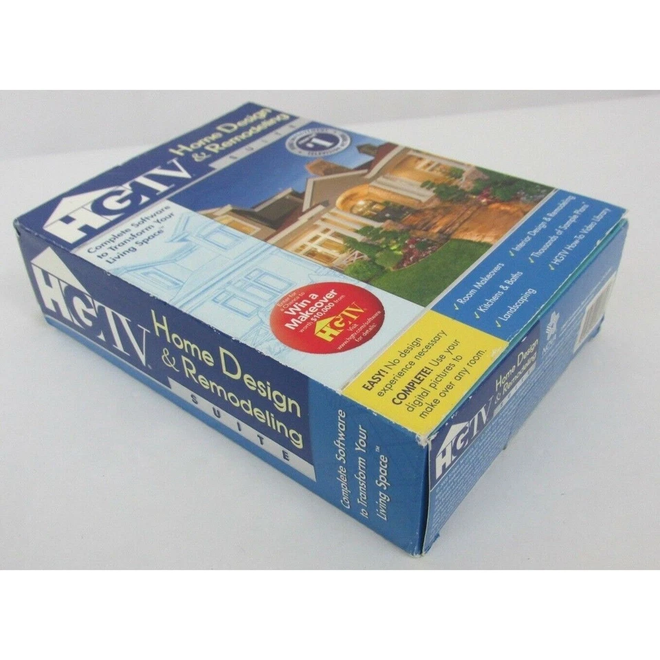 HGTV Home Design & Remodeling Suite Software for Windows XP and Vista CD-ROM - Image 3 of 4