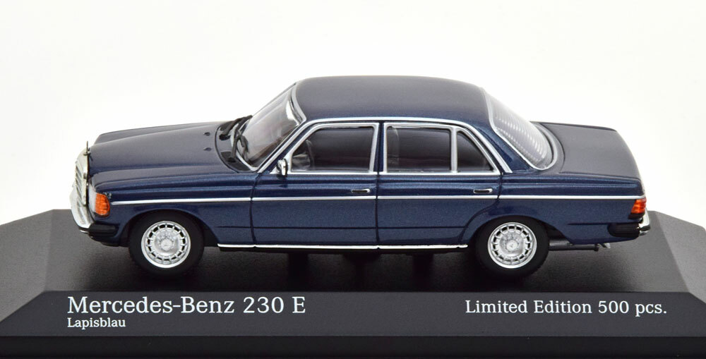 Mercedes 230E W123 Sedan 1982 Lapisblau Minichamps 943032205