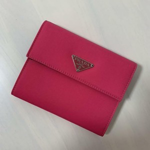 prada nylon wallet trifold