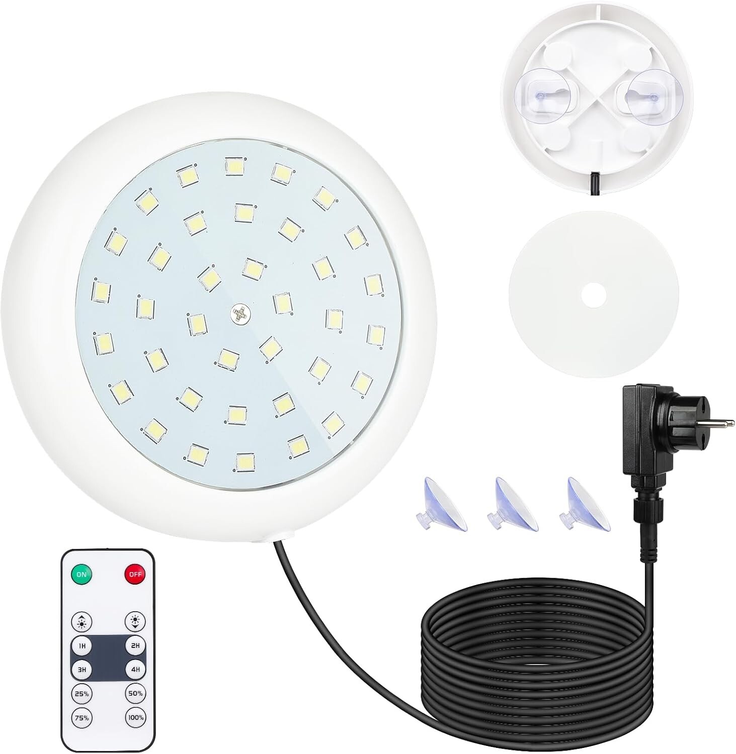 Mini éclairage de piscine LED KWODE avec aimant puissant pour spa et bassin hors sol