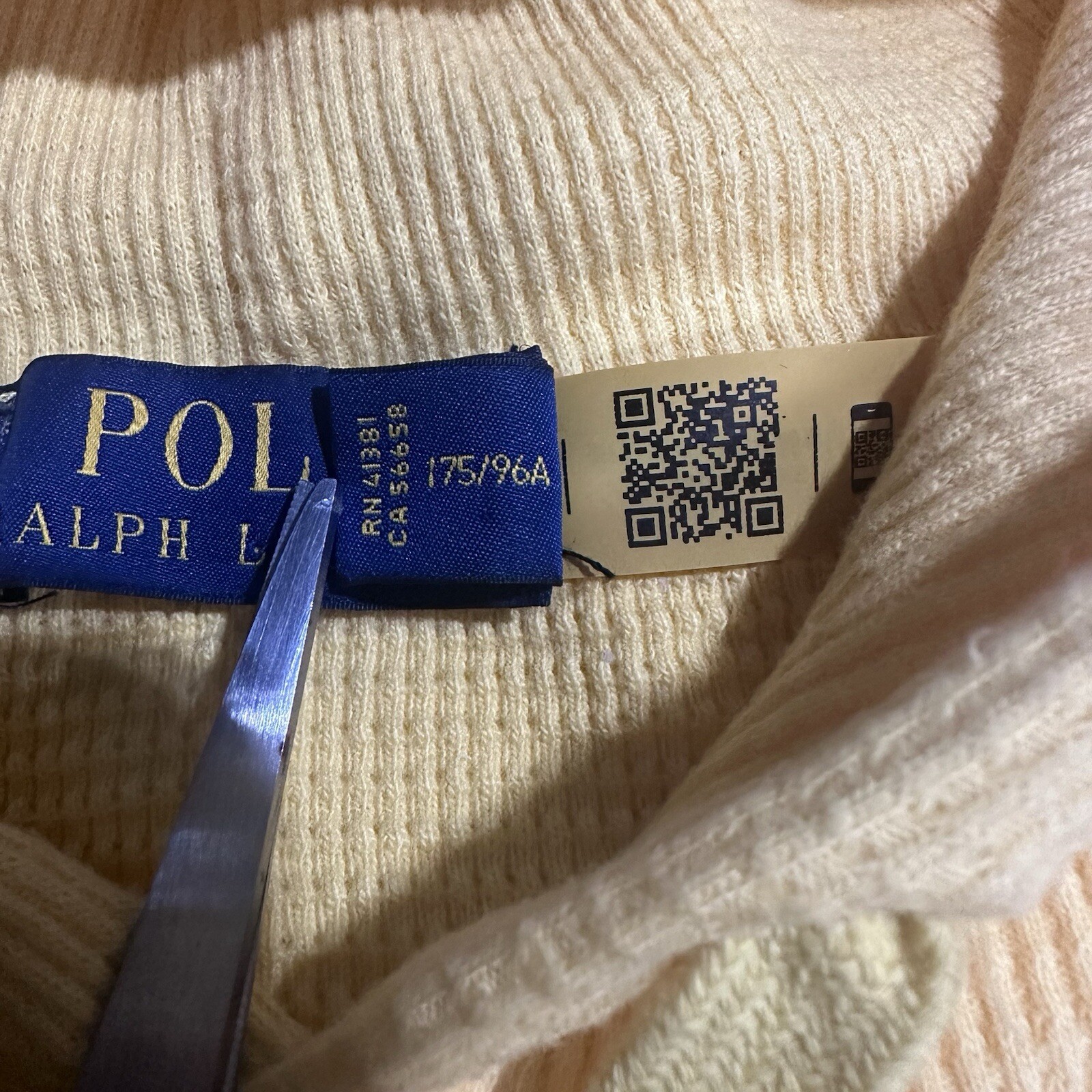 Polo Ralph Lauren Felpa con Cappuccio Uomo Media Giallo Waffle Maglia Felpa Termica Pony