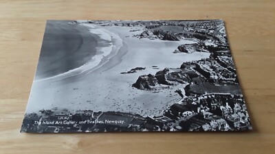 Newquay, die Insel Kunstgalerie und Strände, Überlandansichten Tintagel, RPPC 