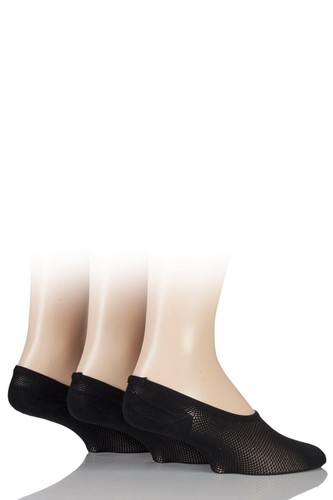 Pringle Men's Shoe Liner Socks, Mesh, Lightweight and Breathable in 3 Pair Pack - Picture 5 of 7