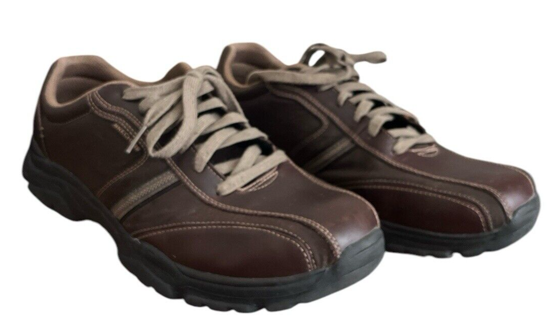 SAOLA Scarpe casual Skechers uomo Rovato Lairon pelle marrone 65419 taglia 10 5