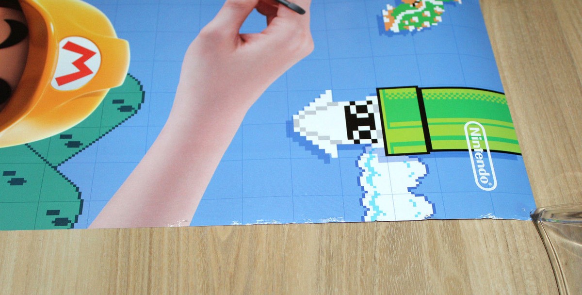 【非売品】スーパーマリオメーカー SUPER MARIO MAKER ポスター SUPER MARIO MAKER single 24x36 poster BRAND NEW NINTENDO Wii