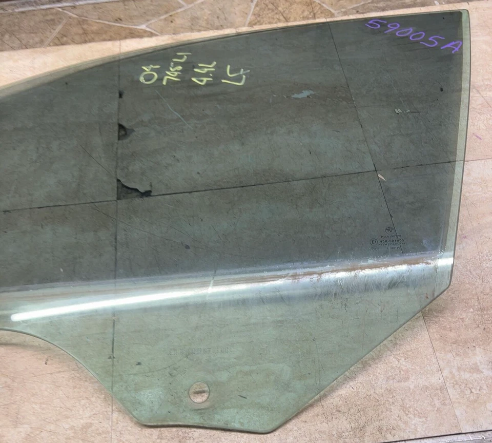 02-05 BMW 745I 06-08 BMW 750I 03-08 BMW 760I Conductor Puerta Delantera Izquierda Ventana Cristal Foto 3 de 4