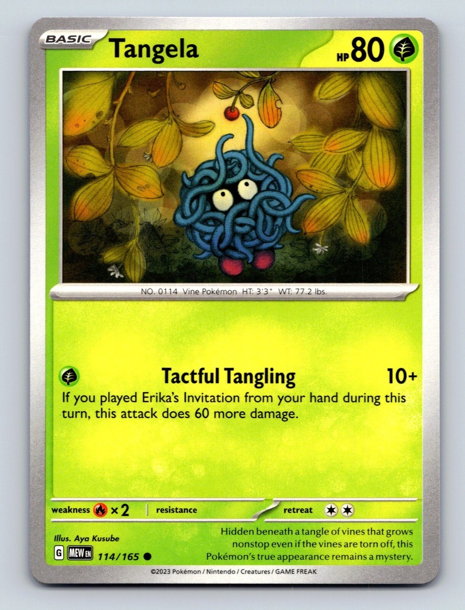shiny tangela pokemon card Placeholder Image Provided Tangela HP 80 Tactful Tangling