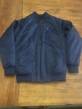 Air Jordan Puffer Lined Blue Winter Jacket, Boys Medium, New Without Tag