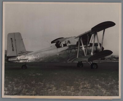 LAMSON FLUGZEUG L.101 LUFT TRAKTOR ERNTESPRITZE GROSS VINTAGE PRESSEFOTO N31238