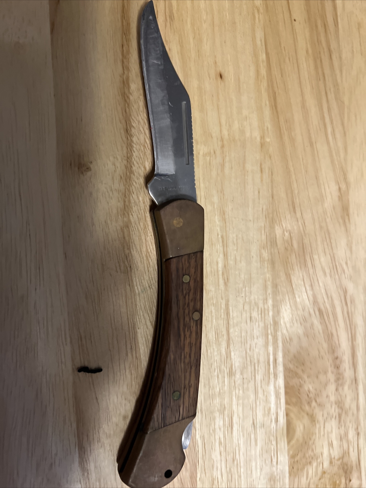 Vintage Buck 110 Style Folding Knive China Made eBay