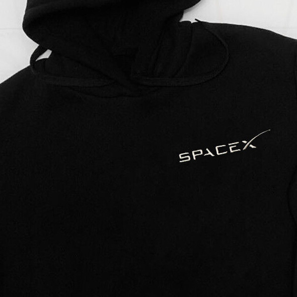 新品✨【Satellite・人工衛星】Sweatshirt Set Up 黒 Unisex SpaceX Sweatshirt – SpaceX Store