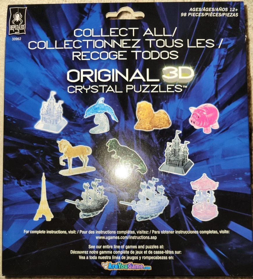 Rompecabezas de cristal desconcertado 30962 caballo 3D de lujo nivel 3 2015 Foto 2 de 4