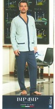 MENS BOY PAJAMAS POINT MILAN HOT NIGHT OPEN BRAND BIP BIP ART.6596C