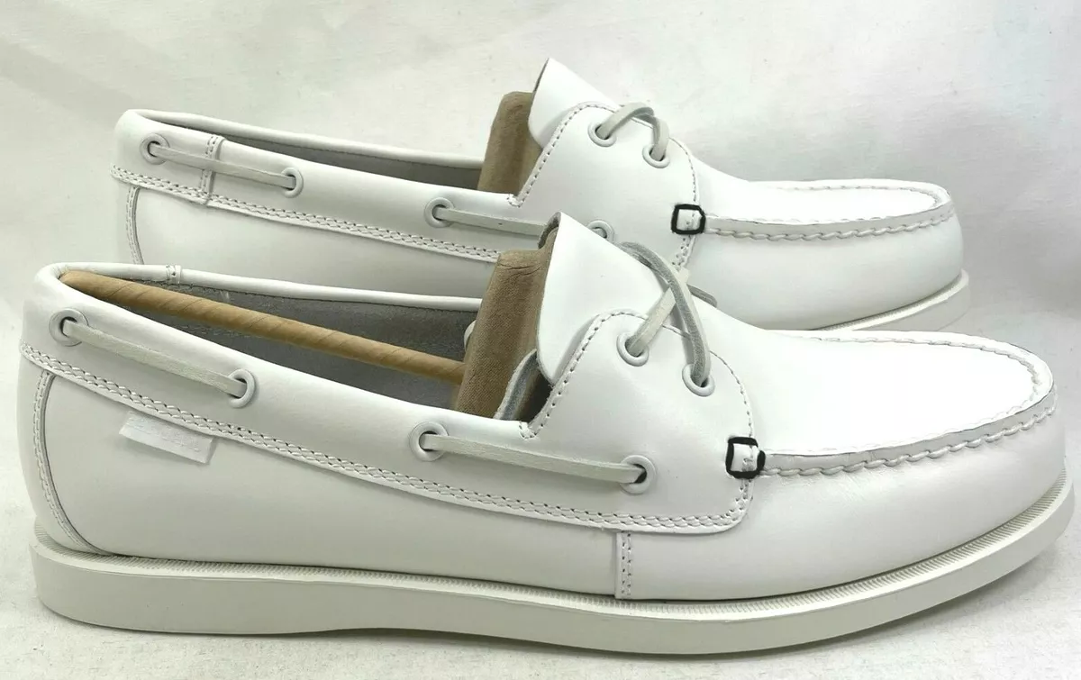 Eastland Men s GoodLife 1955 Edition Leather Boat Shoes White US