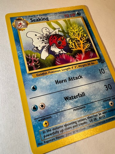 Seaking #46/64 | Vintage 1999 WOTC Pokemon Cards | Jungle Set | Near Mint - Picture 2 of 2