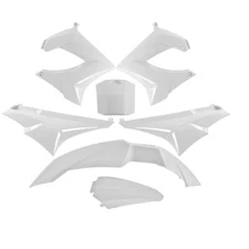 Fairing Kit TNT 7 Piece White for Derbi Senda SM1 DRD R Pro X-Race SM