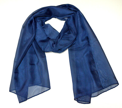 Stola Sciarpa Particolare Stola Donna Foulard Blu Notte