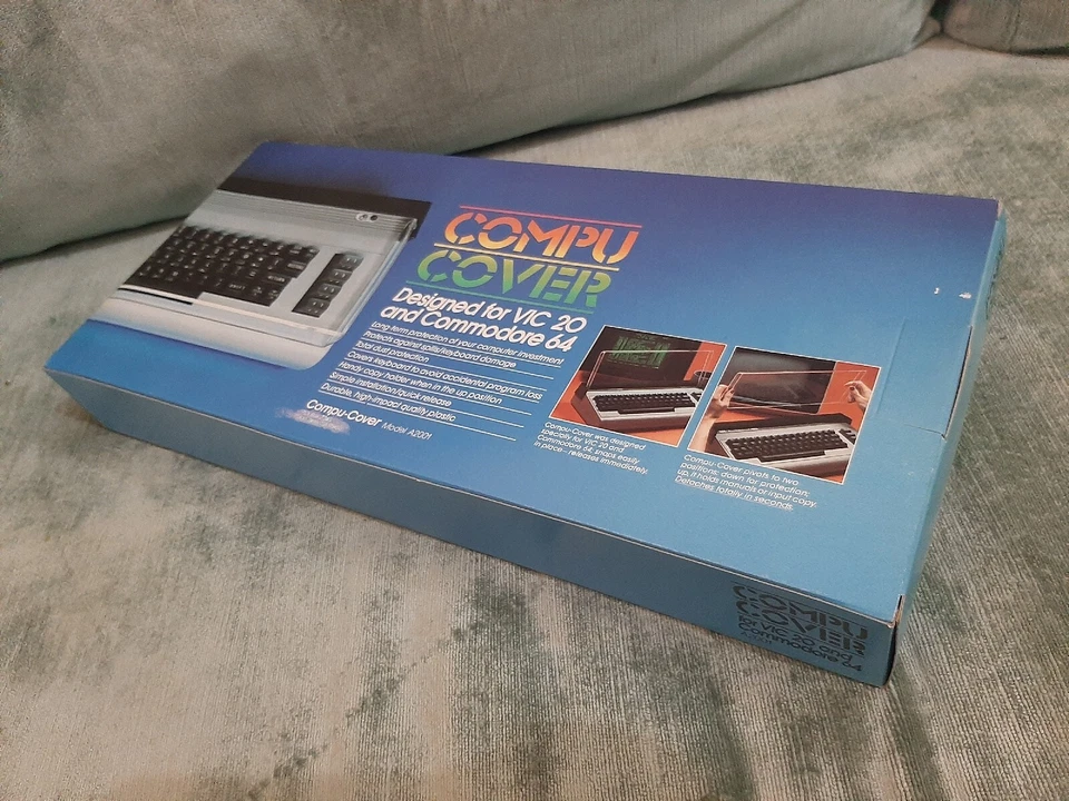 Новый из старых запасов - ВИНТАЖНЫЙ - Compu чехол для VIC 20 и Commodore, жесткий пластик защита -1983 - Изображение 4 из 4