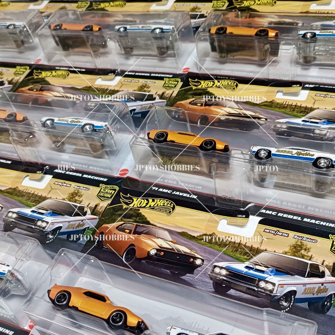 Hot Wheels 2 Pack '71 AMC Javelin / AMC Rebel Machine Set 1 8 16