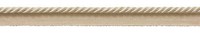 DÉCopro Gedrehte Seil Schnur Mit Lippe, Farbe# A2 - Creme Elfenbein [12 Yards]